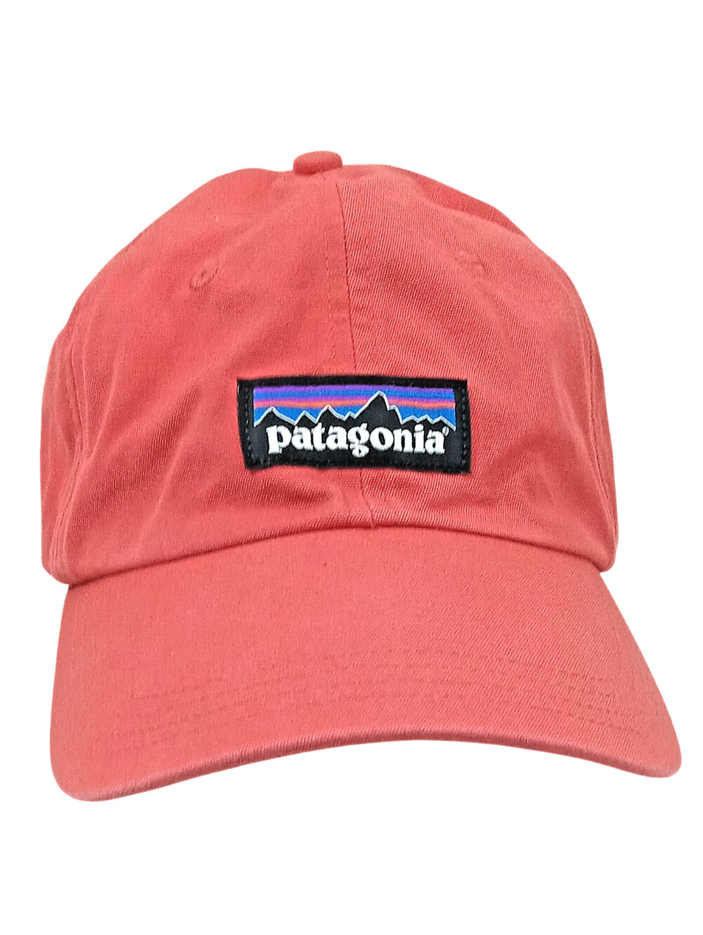 Patagonia Patch Hat Mens Ball Cap Orange Adjustable VTG